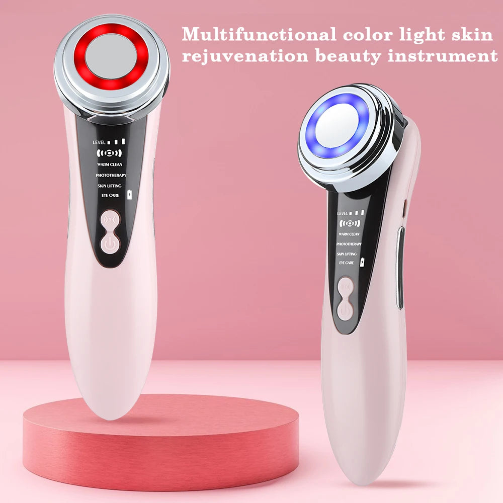 EMS Facial Massager with LED Light Therapy