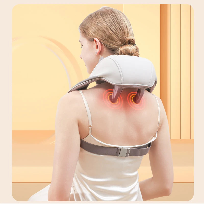 Wireless Electric Shiatsu Neck and Back Massager